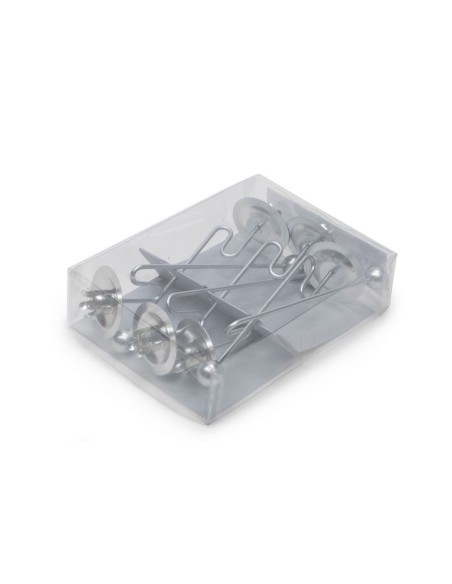 Kandelaar voor kerstboomkaarsjes hangend 6 stuks