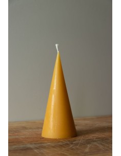 Vier bijenwas kaarsen ø 2,2 cm 25 cm in cadeauverpakking