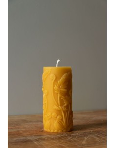 Bijenwaskaars met Bloemen