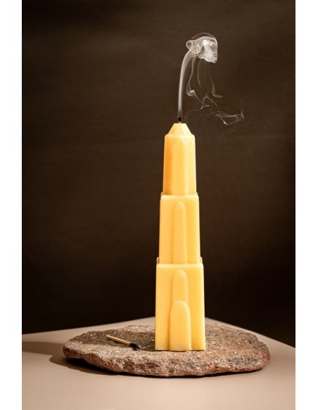 Domtoren Bijenwaskaars in cadeaudoosje