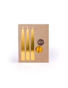 Kerstboomkaarsjes van Bijenwas