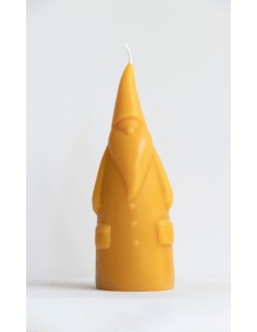 Kerstman Bijenwaskaars 