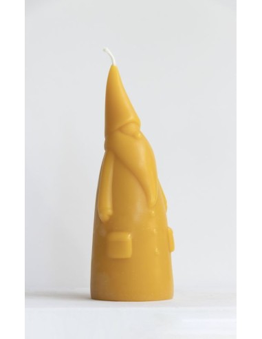 Kerstman Bijenwaskaars 
