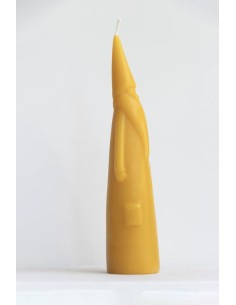 Kerstman Bijenwaskaars 