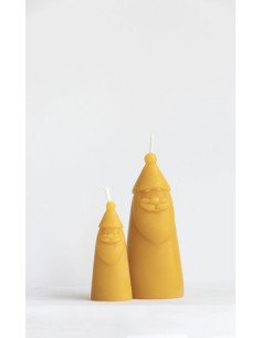 Bijenwaskaarsenset Kerstman